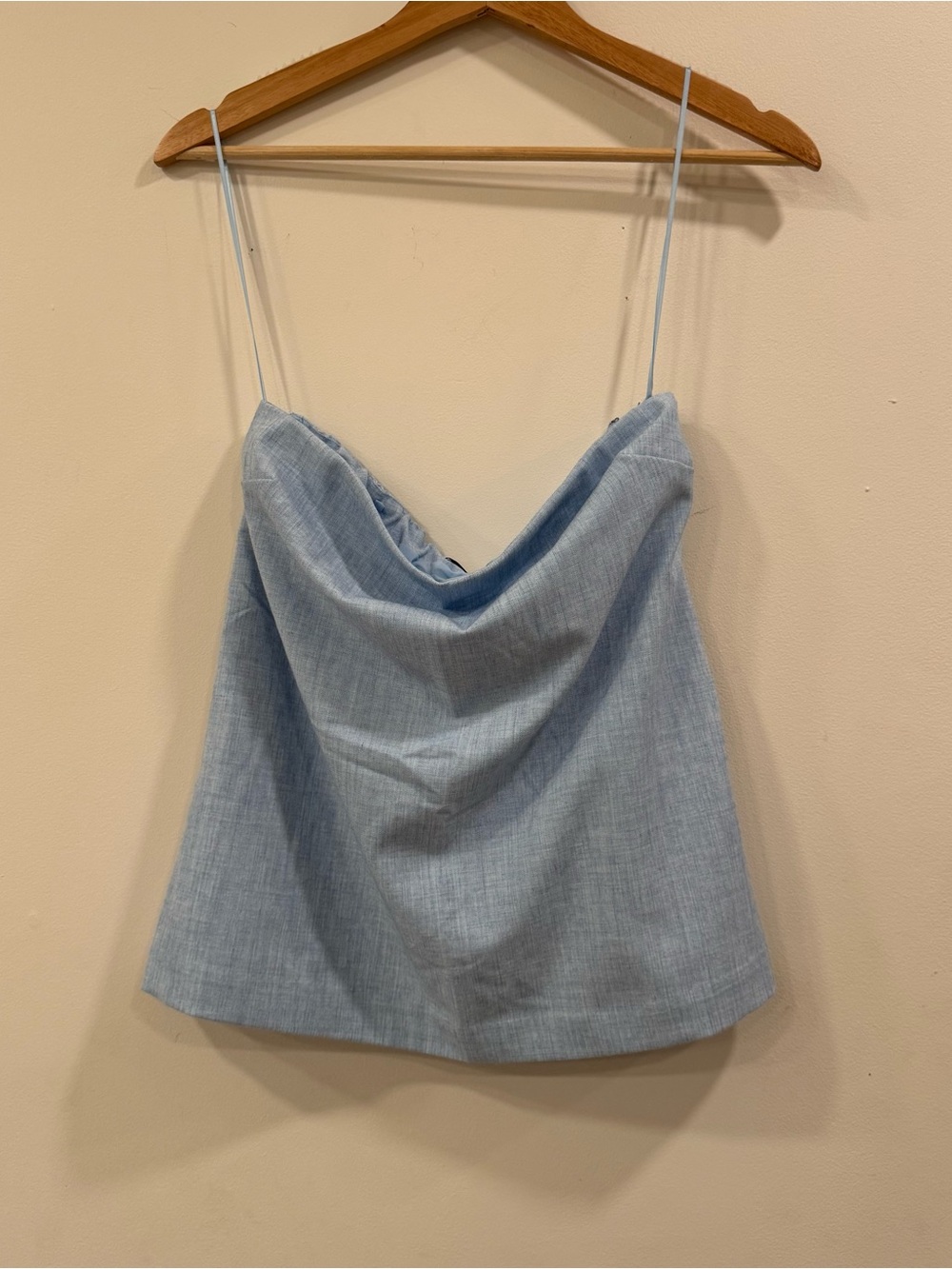 Abercrombie Blue Strapless Tube Top